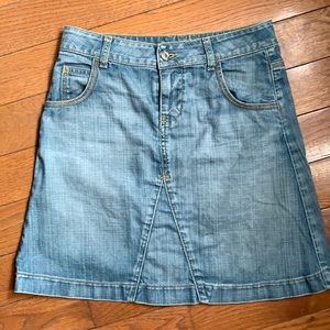 Boden vintage light blue denim Jean skirt size 8R